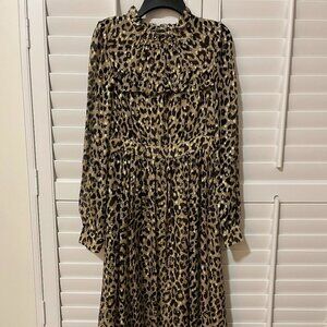Kate Spade Sparkly Leopard Dress Size 2